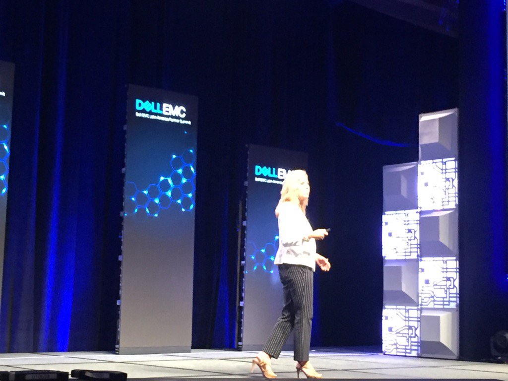 Great energy @DellEMCPartners latam summit. <a href="/CookCherylS/">Cheryl Cook</a> killing it. Wait! Even more profitability for partners? 😎😉