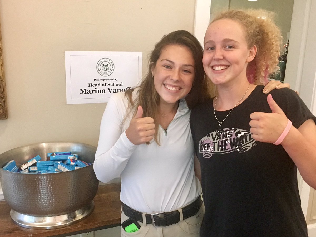 FoxcroftSchool's tweet photo. Thanks, Marina! #HeadForADay https://t.co/5Z1qamQwxN