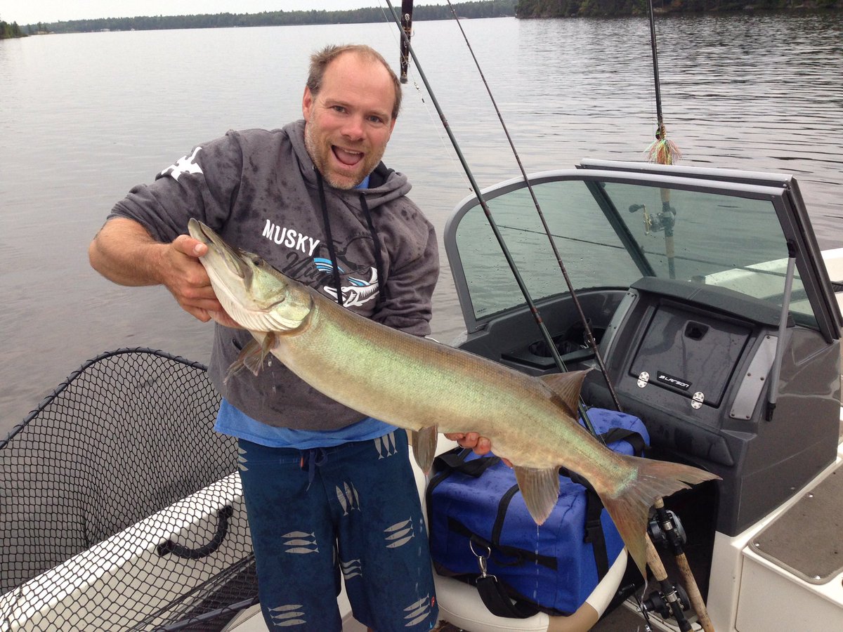 MuskyNinja's tweet photo. Great day yesterday on the west arm!  Today's cold front has put the brakes on the action https://t.co/DA9Pdgo6dv