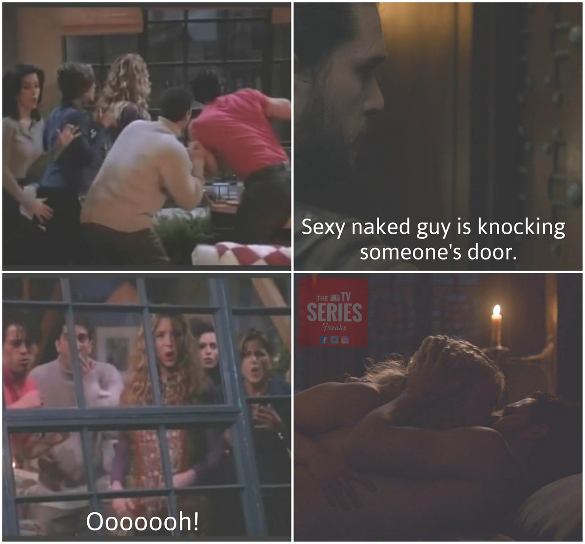 Sexy naked guy is brother of ugly naked guy 😂

#JonSnow #GameOfThrones #GoTS7 #winterishere #friends