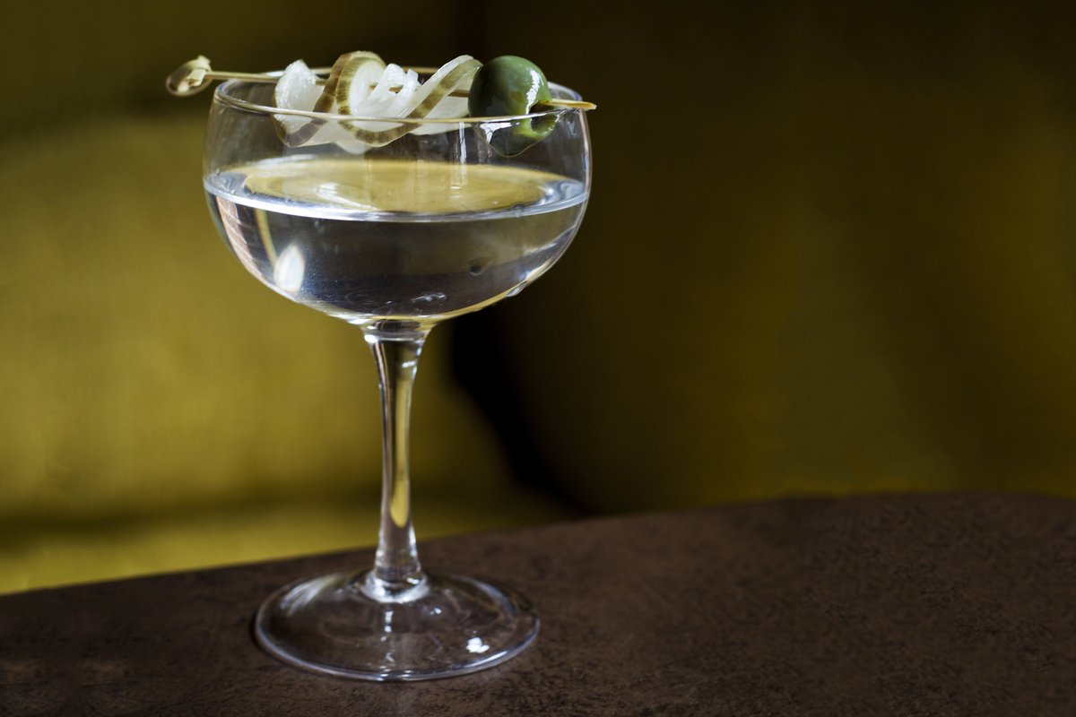 A savory play off a classic #Gibson #cocktail—one of my top @liquor #cocktails now from @thenightbell #Asheville #NC bit.ly/2x9lMJS