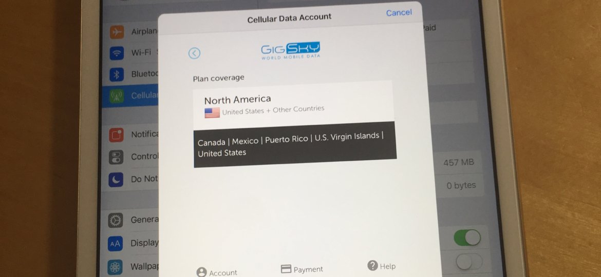 GigSky's tweet photo. More convenience and the same pricing! GigSky now offers regional plans for #AppleSIM – https://t.co/t2UbK3b0Wo https://t.co/l4eeRaayg9