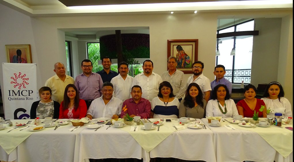 Agradezco el respaldo de mis colegas del <a href="/IMCP/">Contadores Públicos</a> de #QuintanaRoo por destacar mi perfil profesional como candidato a la @_ASEQROO