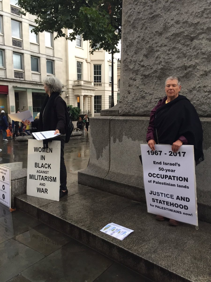 WiB_London's tweet photo. Yesterday 30 August when once again we marked #50yearsofoccupation of Palestinian land. Ending the occupation is the way to achieve peace! https://t.co/4NswTmxgIP