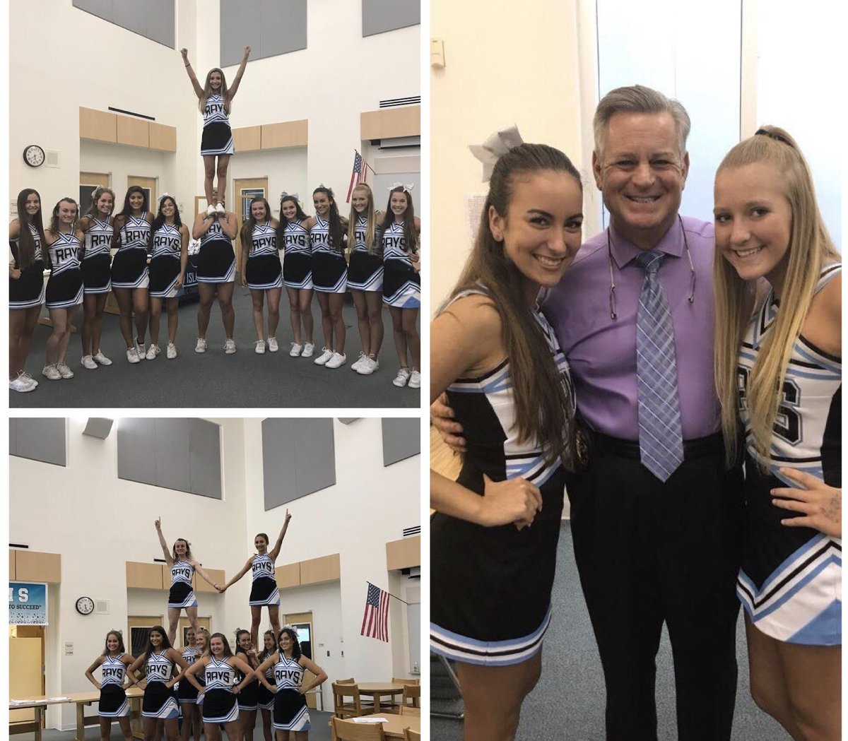 MarcoIslandAcad's tweet photo. Last week MIA Cheerleaders helped celebrate the 20th Anniversary of Marco Island at the Chamber of Commerce.  Happy Birthday, Marco Island! https://t.co/F7lMLsza5m