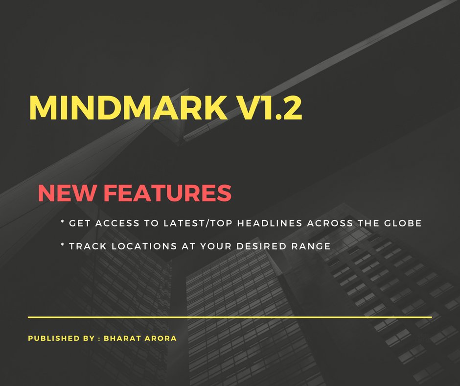 MindMarkApp's tweet photo. Hi Friends,
We bring a new version of MindMark App with some exciting features . Cheers!
Check it now : https://t.co/vLSLMpzHTe https://t.co/lnPpNNOodd
