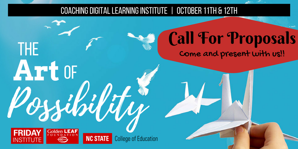 jaclynbstevens's tweet photo. #CDLi17 call for proposals is coming next week... Who's excited?! #EDTech #NCEd #FIPLLC https://t.co/YNPKfeZerM