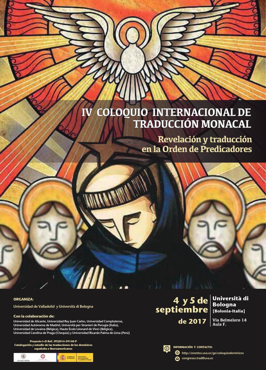TraducMonacal's tweet photo. Coloquio Internacional de Traducción Monacal (4-5 sept) se retransmitirá en directo vía: https://t.co/lO7Z3MSGoL y https://t.co/JbmqcMyf0m https://t.co/66Hfyg1DOb