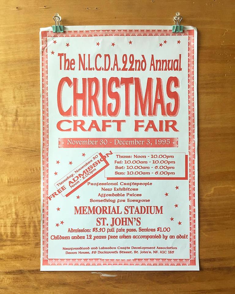 CraftCouncilNL's tweet photo. Who remembers when we had our Christmas Craft Fairs at the Memorial Stadium? #Craftbt https://t.co/1DxzeeQq7g