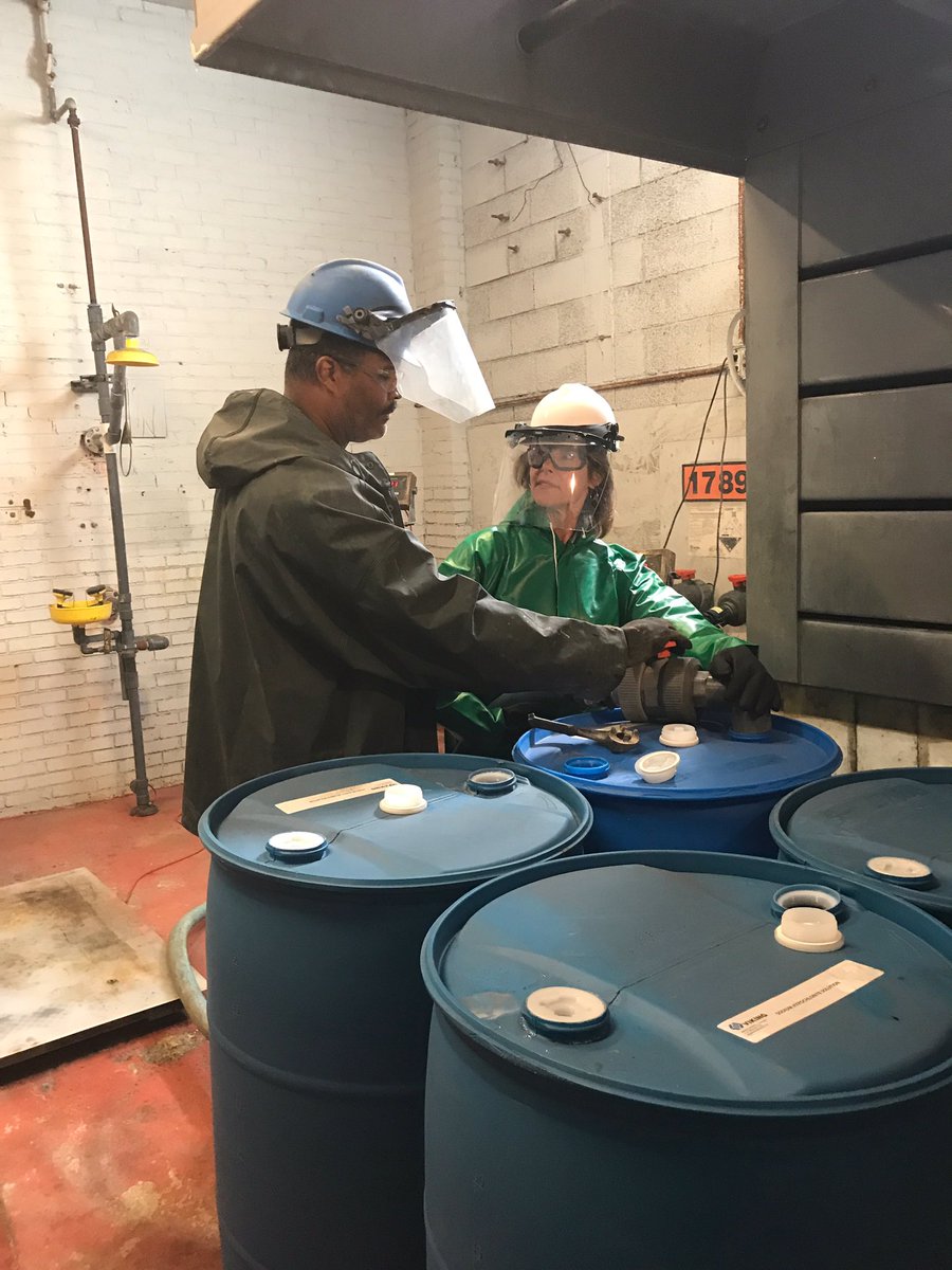 RepCheri's tweet photo. Just wrapped up a #CheriOnShift at Viking Chemical in Rockford. Thanks for the tour, discussion &amp; teaching me how to mix bleach! https://t.co/rI3gSg0nIJ