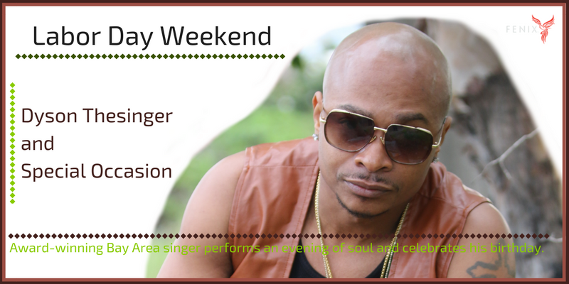 Buy tickets now for Dyson Thesinger w/ Special Occasion's show to save $3! #ThisSaturday #soul #blues #playthefenix bit.ly/2elZWIH