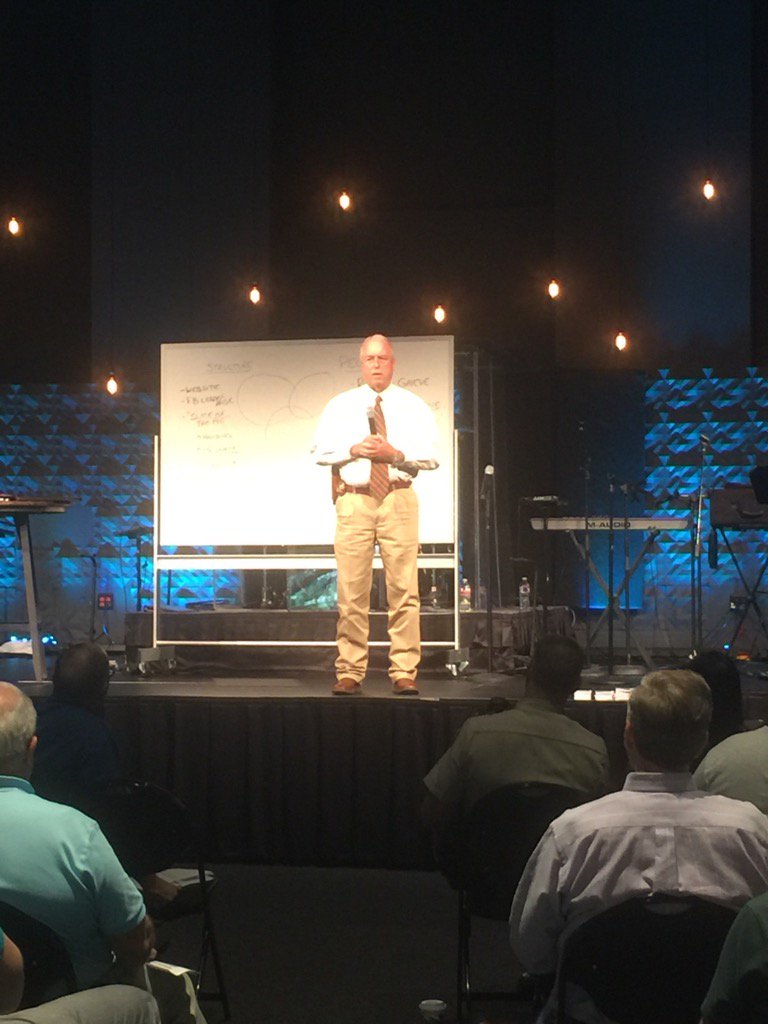 Police Chief William Hastings speaks to the <a href="/ktxcares/">KatyDisasterResponse</a> community.