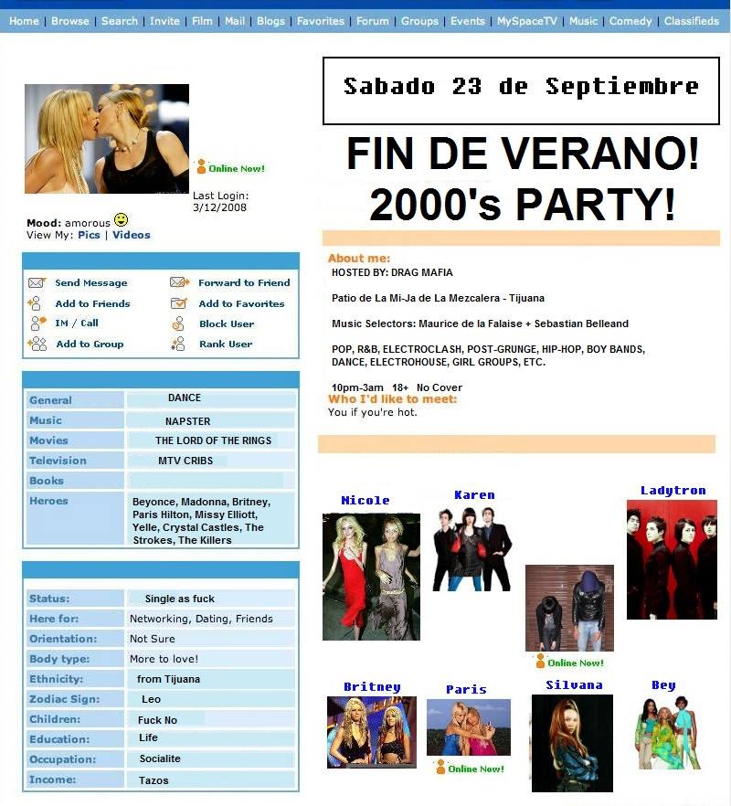 DeLaFalaise's tweet photo. #savethedate 9/23/17 - #Tijuana #CDTJ
Fiesta Fin de Verano - 2000's Party
https://t.co/fblLrmUONU https://t.co/S2POtKFMh7
