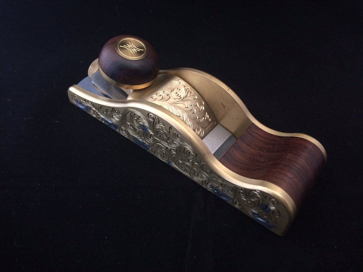 jbowerengraving's tweet photo. Just finished engraving this handplane. Plane by @hillviewwm #workwithyourhands https://t.co/OR0JM3dSjx https://t.co/bL543UPH8V