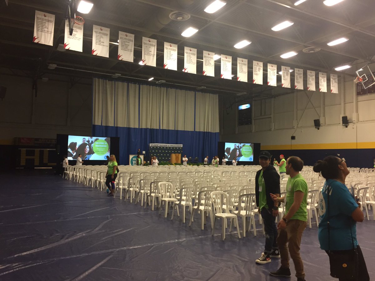Shari_Walsh's tweet photo. @HumberOteam is ready for the last Academic Orientation session at the North Campus! @humberhealthsci we are ready for you! #orientationlife https://t.co/D9WTVB02JL