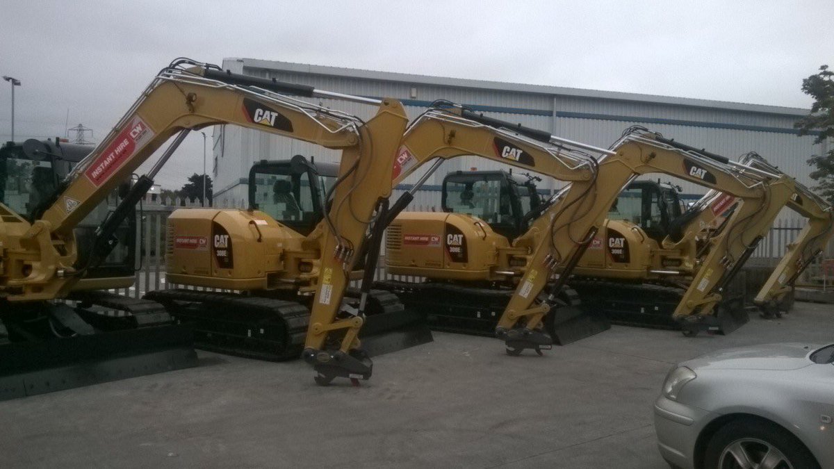 DarrenBodio's tweet photo. Very busy month with 14 new CAT 308E2's for @CWPlantHire more due out next month @FinningNews #builtforit #best8t https://t.co/dHlMlOdOwE