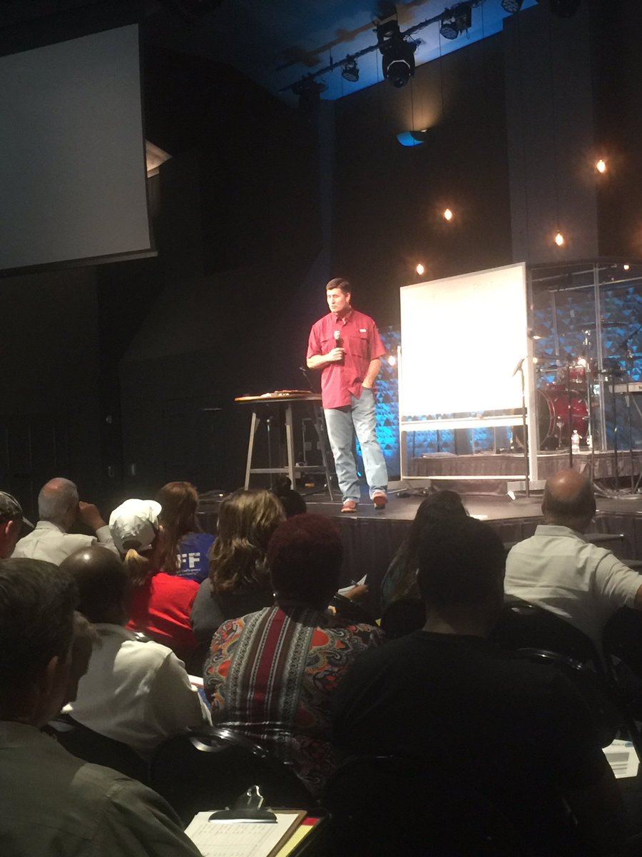 KISD Superintendent  Dr. Lance Hindt speaks to the faith based community <a href="/ktxcares/">KatyDisasterResponse</a> #HurricaineHarvey