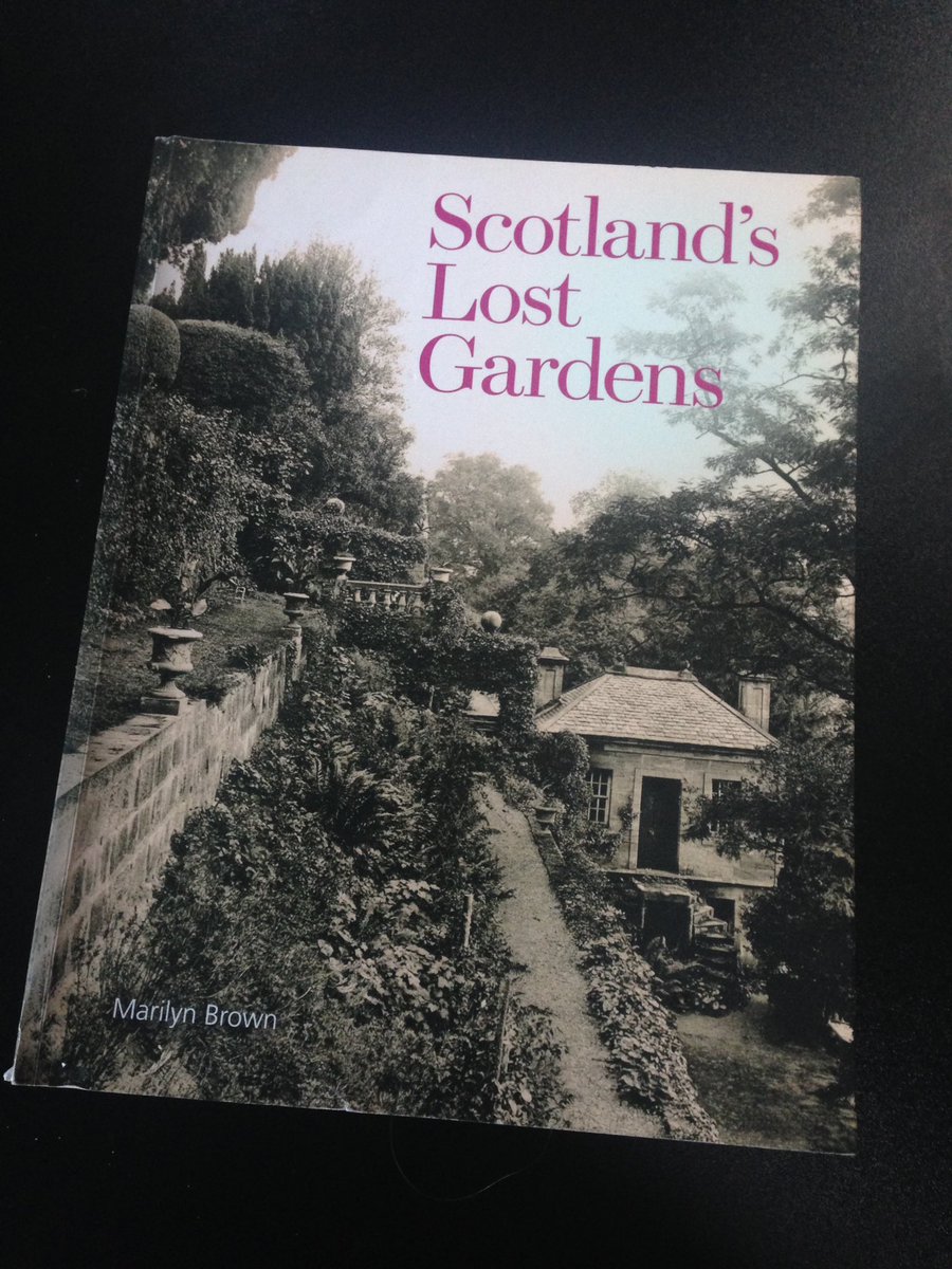 heritagelands's tweet photo. #fantastic #gardens book with the amazing #barncluith house #terraced Gardens on the cover! #requiredreading @GardenScot @HistEnvScot https://t.co/FHFxcS454O