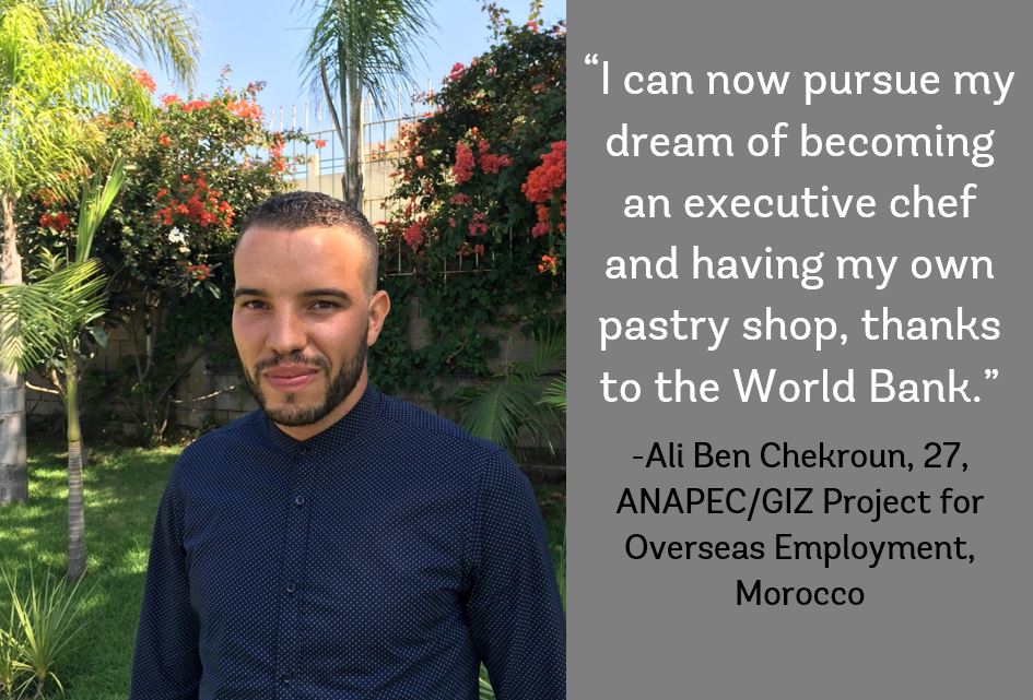 WorldBankMENA's tweet photo. Meet some youth from #Morocco who will train &amp; work in #Germany as part of Bank project granted US$1.55 million: 
https://t.co/Np76eIBPI5 https://t.co/NMj4yjxeum