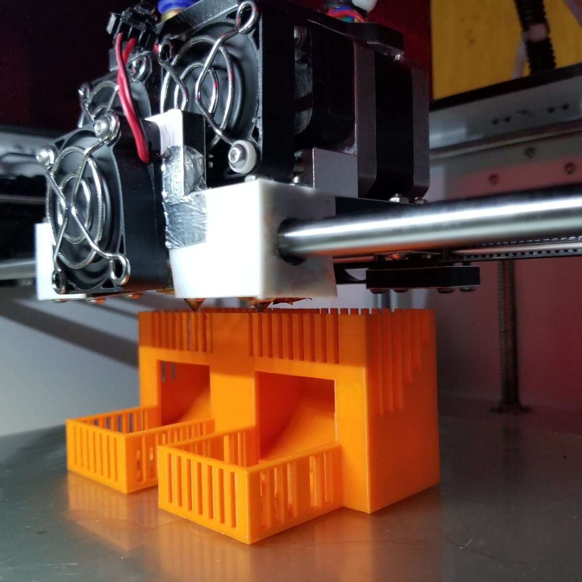 GAMESBY_AR's tweet photo. Catchbox in the works #3dmodel #3dprint #3dpriting #bibo3dprinter #gamepieces #games #tabletopgames #box #diy #yeg https://t.co/PY2VBKso0M