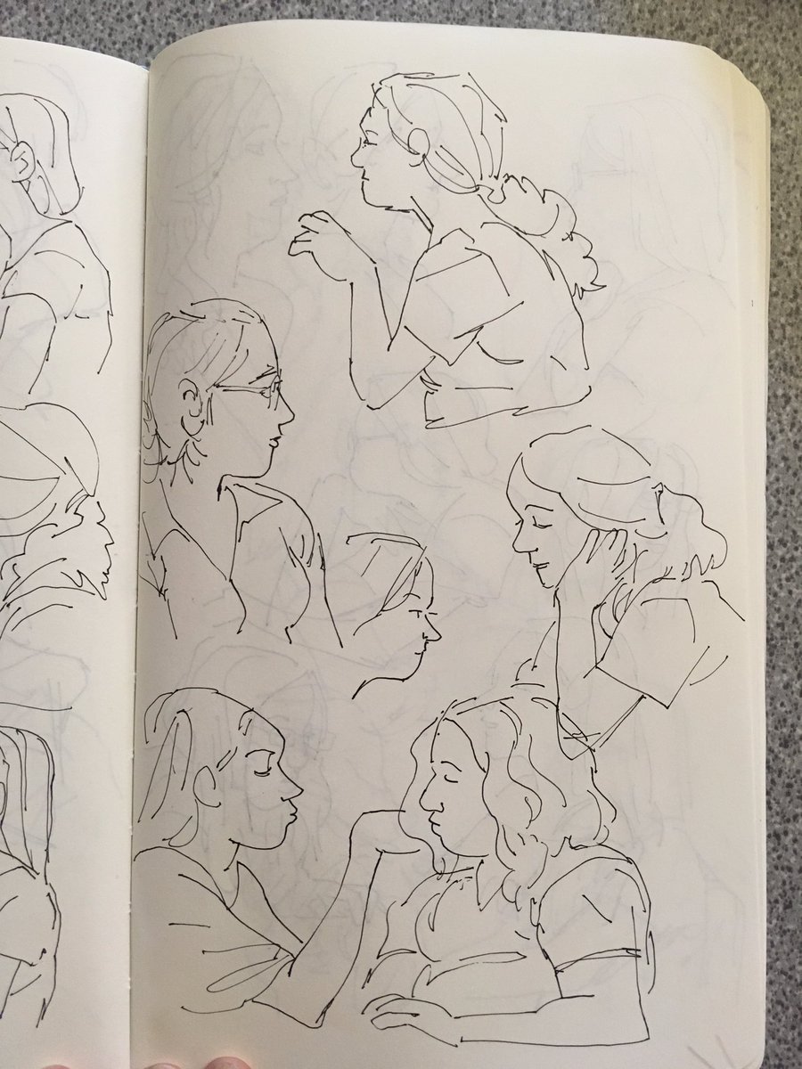 Drawing my psychology classmates instead of paying attention in lecture ? 