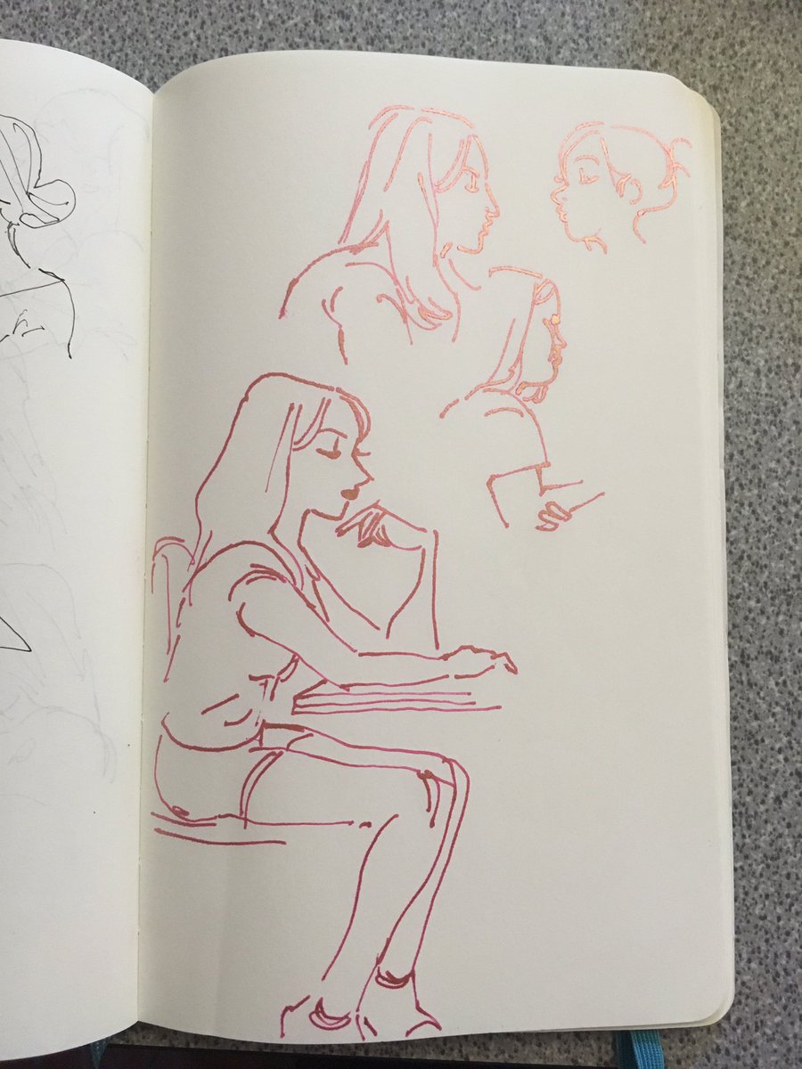 Drawing my psychology classmates instead of paying attention in lecture ? 