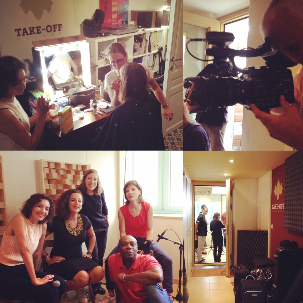 TakeOffRecord's tweet image. Tournage #ToutlebazArt pour @Joyslampoésie avec @hadjalahbib 🎬📺 @RTBFtv @ARTEfr @TakeOffRecord