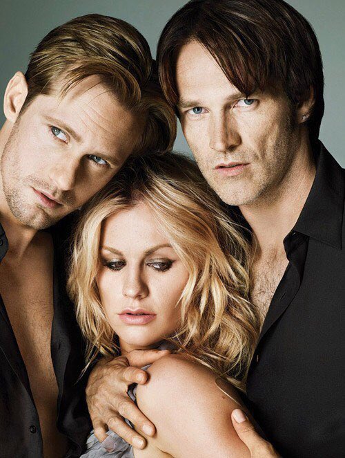 tiffys1983's tweet image. #TBT to a smokin' 🔥photo shoot! @smoyer @AnnaPaquin #AlexanderSkarsgard 🔥🔥🔥&amp;amp; u can't forget the BTS shot... @therealRhondda @Jalapeno_Biznis