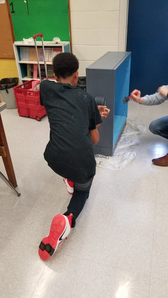 Fun times had by all painting the inaugural chill zone at DMS. :) I LOVE the EBD program :) <a href="/BrianGoddard17/">Brian Goddard</a> <a href="/adiepalm/">Adrienne Palmer</a> <a href="/PastorSimon_F/">Simon J Franklin</a>