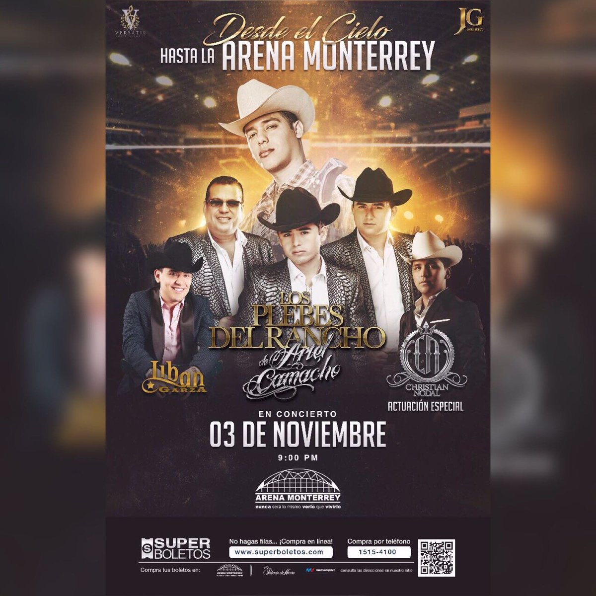 lasplebitasdeCS's tweet photo. El Concierto Más Esperado En MONTERREY, NUEVO LEÓN
VIERNES0⃣3⃣ De NOVIEMBRE @_plebesoficial  En Concierto
#DesdeElCieloHastaLaArenaMonterrey https://t.co/hJn4871iVe