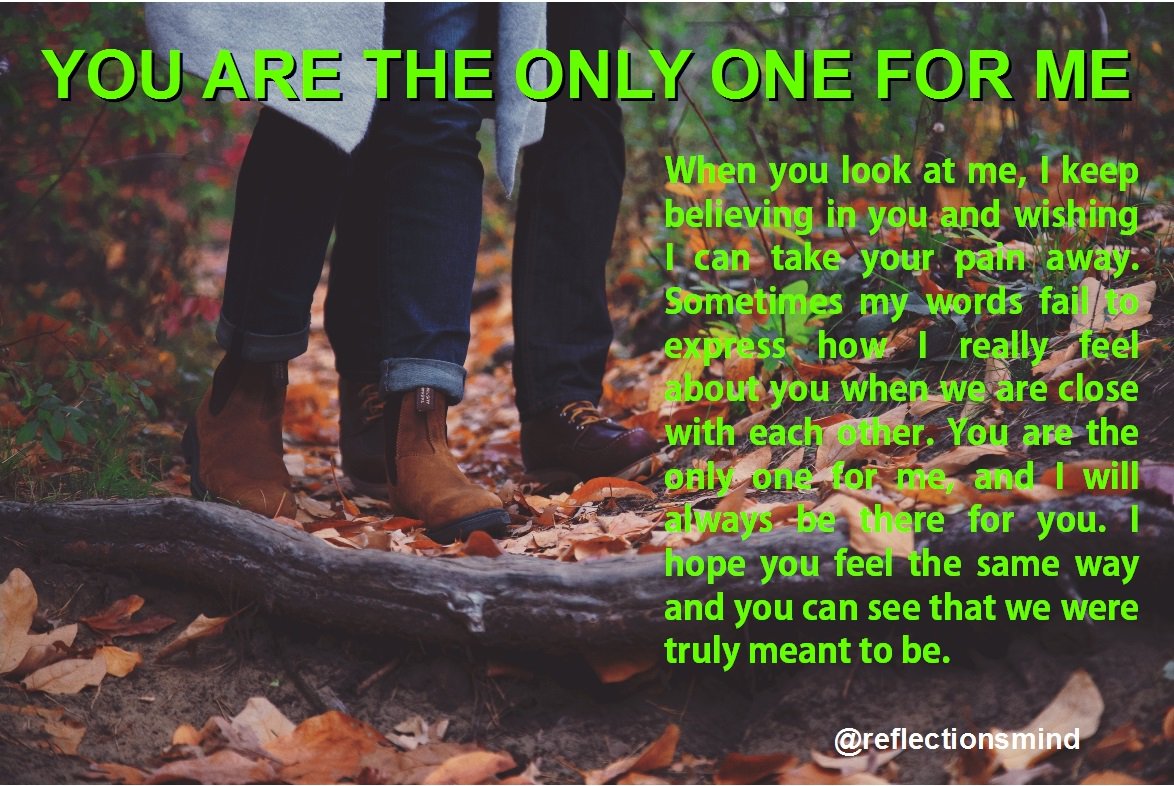 reflectionsmind's tweet photo. #ThursdayThoughts #romance #marriage #monogamy #inspiration #deepthoughts #selfhelp #reflections #godsplan You Are The Only One For Me https://t.co/7dZwqvyuTJ