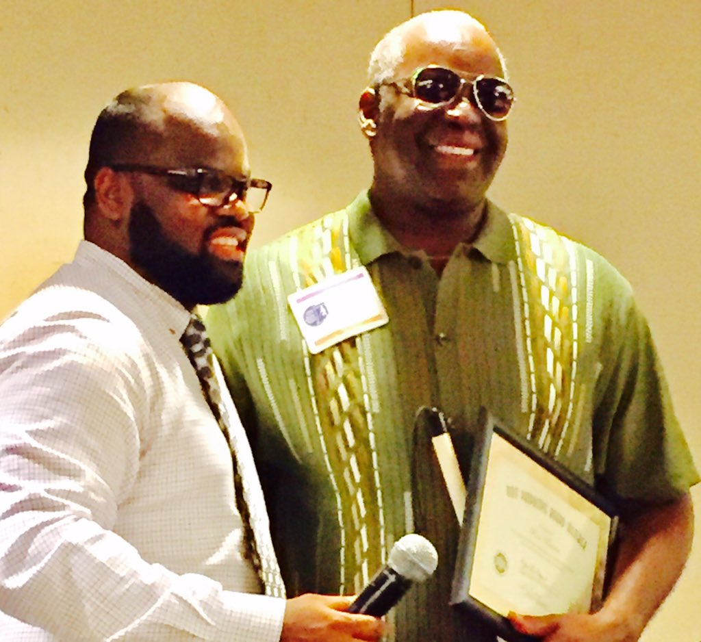 IndianaVR's tweet photo. Ron Brown wins the Lifetime Achievement award today! #BEP2017 https://t.co/Pf78usiDx4