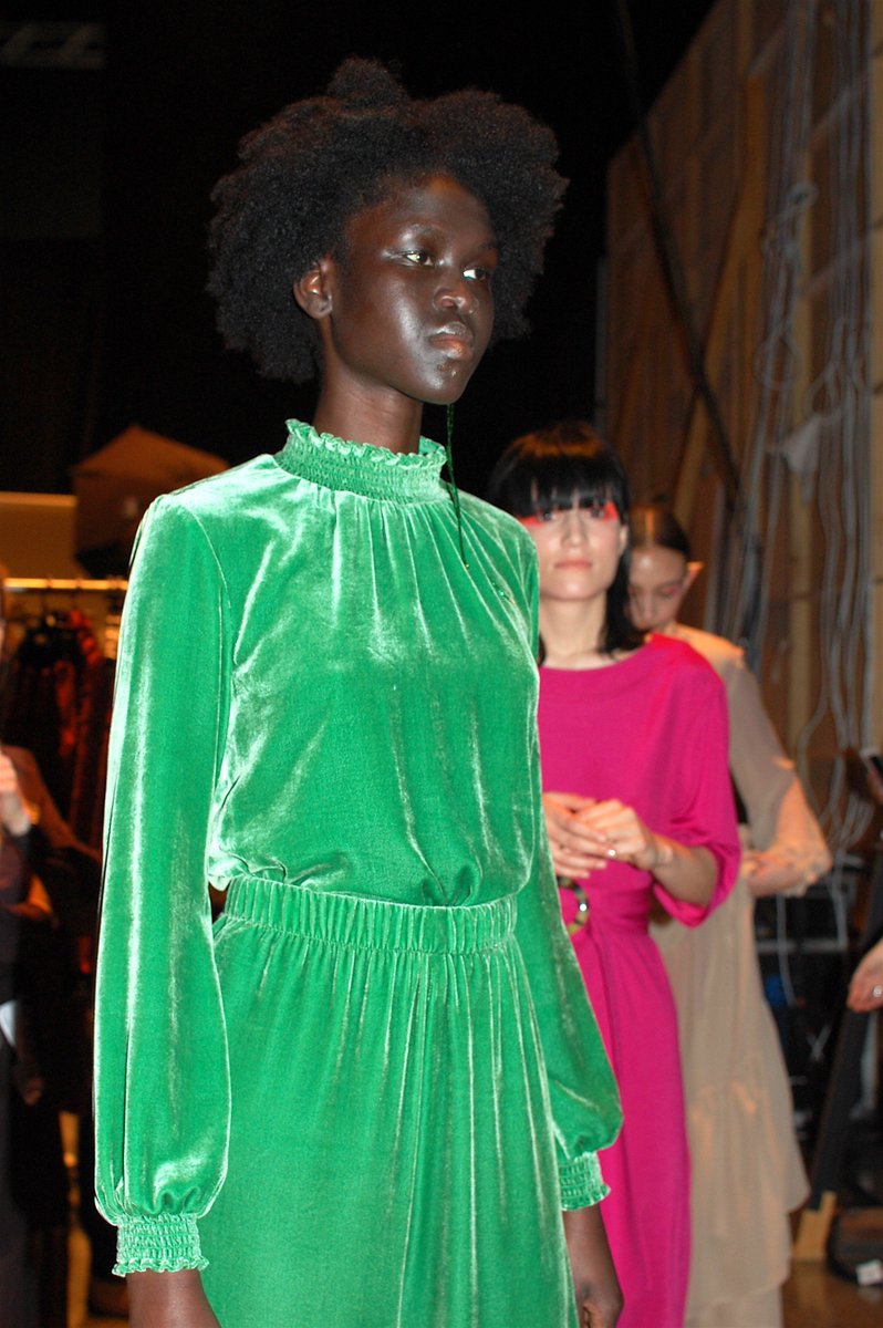 pattyhuntington's tweet photo. FROCKWRITER | electric ladyland at #KateSylvester's AW18 show last night. my b/stage photo gallery https://t.co/ktvrLByBV1 #NZFW #eventguest https://t.co/FBPGLWWIPs