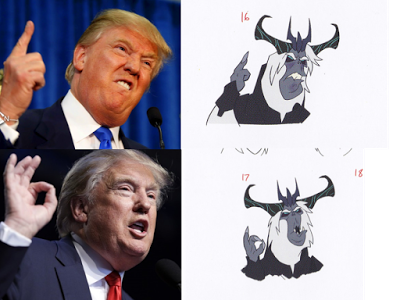 EquestriaDaily's tweet photo. New Post: Storm King Does a Donald Trump Parody in Movie Art Book  https://t.co/815eiBEd89 #brony #mlp #Mylittlepony https://t.co/C3m2J00eEE