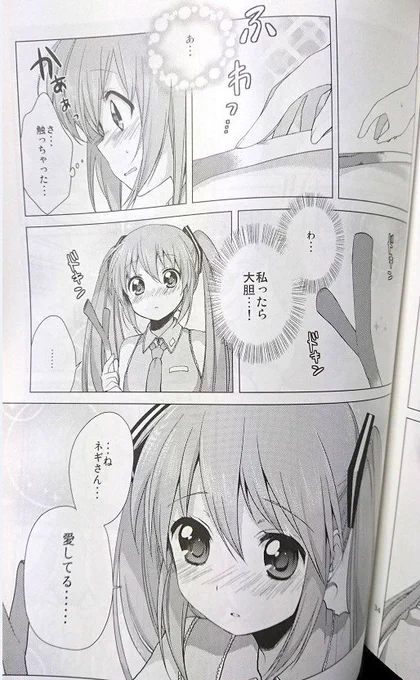 初音ミク10周年で思い出したんですけど昔なもり先生も初音ミク×ネギの同人を出してたことがあったんですよ 