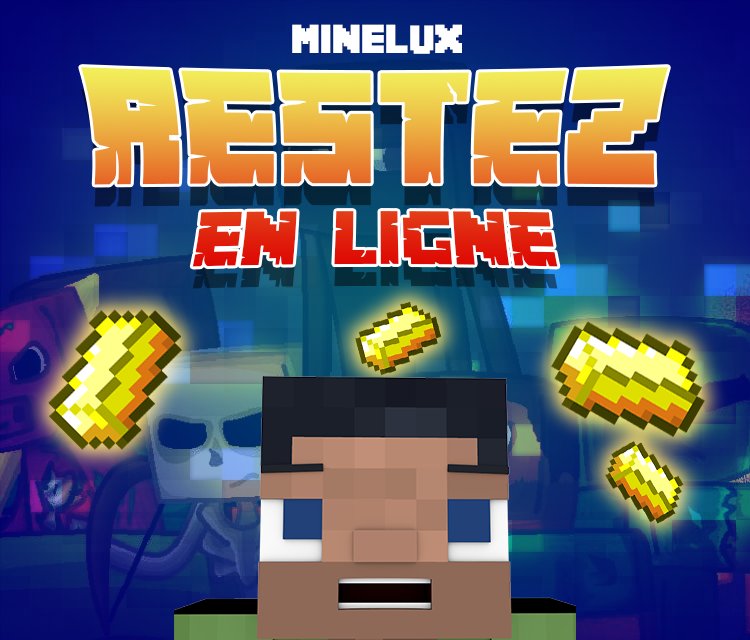 MineluxServ's tweet photo. Minelux récompense ses joueurs actifs et réguliers. Obtenez des luxs grâce aux récompenses et quêtes journalières. 🕰️ https://t.co/qisHOzP0Ix