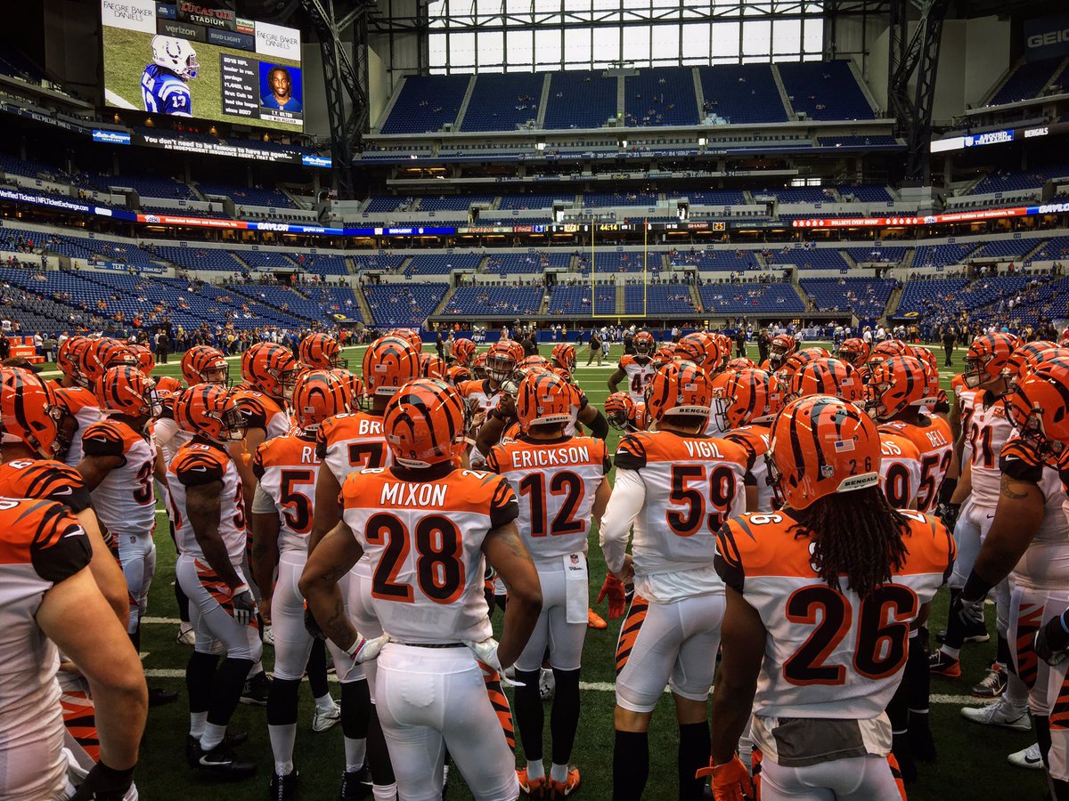 Game time. WHO DEY! #CINvsIND https://t.co/HOO85xARNY