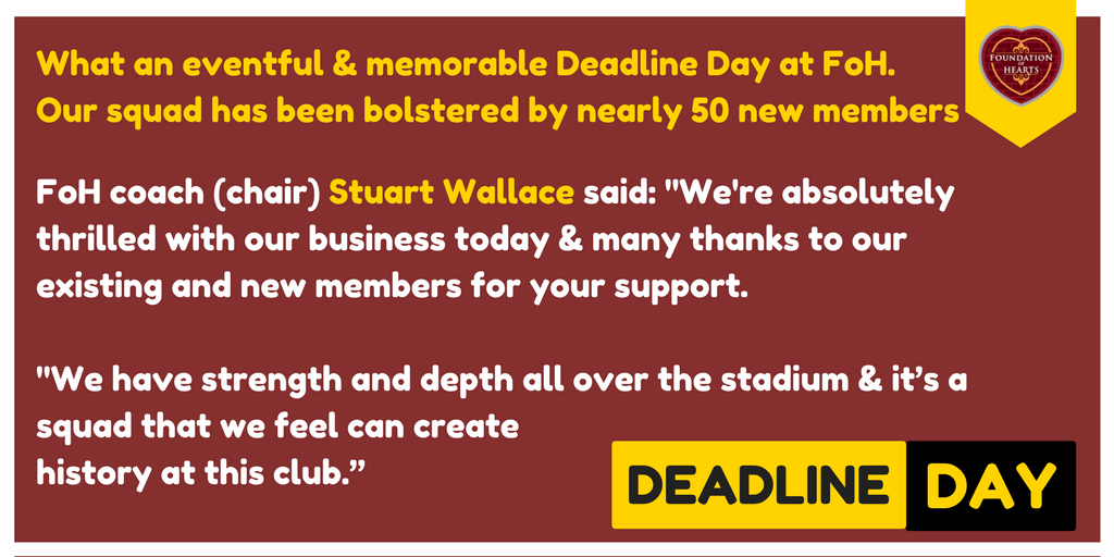 The_FOH's tweet photo. We've unveiled 25 new members, but many more have also joined.

What a support! 

What a club! 

#fromthesefoundations https://t.co/4uldRQ1GT6