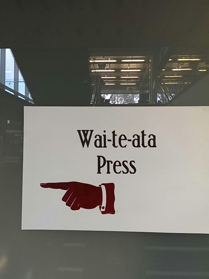 wtapress's tweet photo. Follow the signs to Wai-te-ata Press this study @VicUniWgtn day to print your own #letterpress poster! https://t.co/m22FUyX5nQ