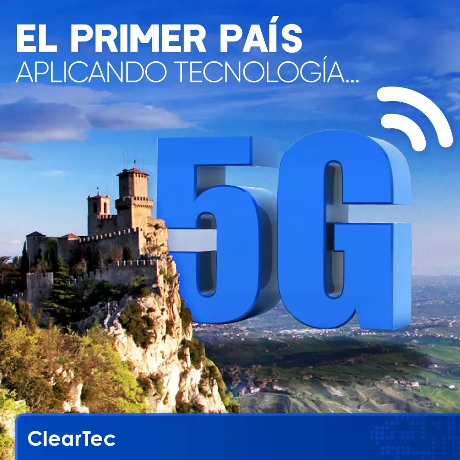 CleartecBolivia's tweet photo. San Marino, el pequeño estado ubicado en la península itálica, va a convertirse en el primer país del mundo con 5G. #CleartecBolivia https://t.co/CyLiGwwXuj
