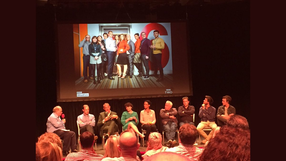 Sheridancasting's tweet photo. Despite struggling with #IanFletcher Head of Values, to find our way into the building for the #W1A screening once we got in it was great! https://t.co/CTyWFnAsmo