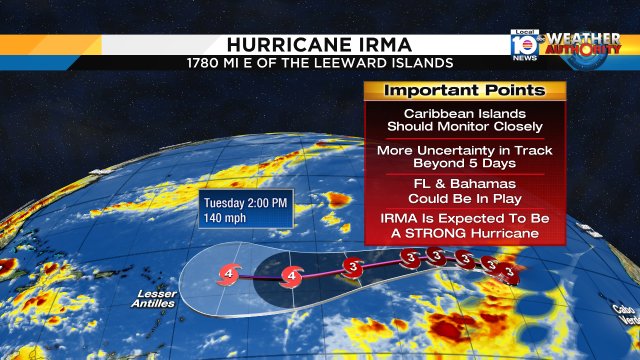 WPLGLocal10's tweet image. It's too soon to say whether Irma will pose a threat to #SoFlo but here are some important points.