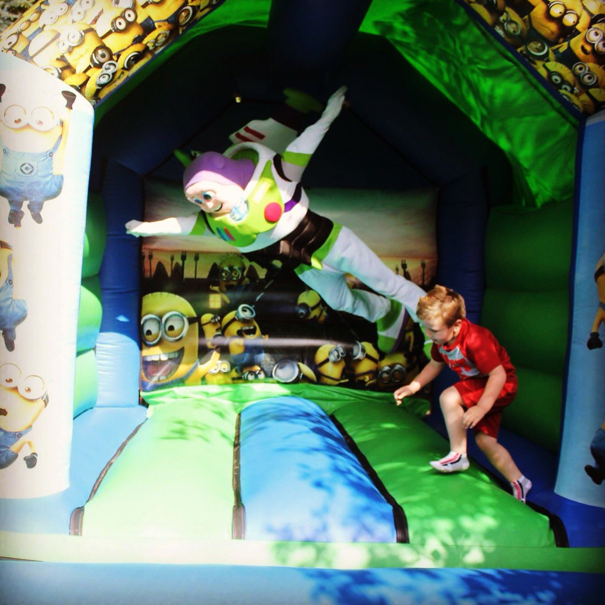 Great picture from the Bank Holiday weekend who said Our Buzz can't fly To Infinity &amp; beyond....