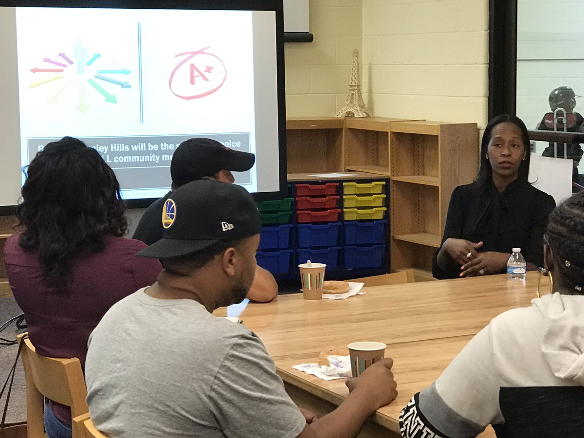 EIPelzer126's tweet photo. Coffee &amp; Conversations with Principal Pettway &amp; Parents.
@DrNHenderson @chrisfree1908 @ConleyHillsES @Delightful99 
#CubtasticMoments https://t.co/dpSInfvXMq