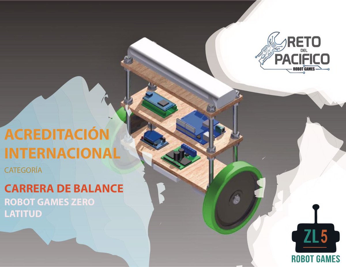 retodelpacifico's tweet photo. ¡Carrera de balance con acreditación! Prepara tu robot para competir en
#RetoDelPacifico #rgrp2017 @espol @CLUB_ROBOTA @CliplogistEspol https://t.co/66Dg1id1t2