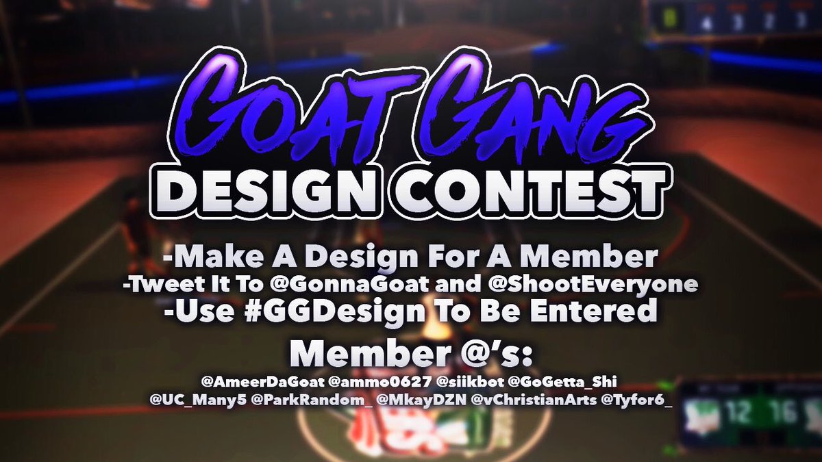 SH00T_'s tweet photo. WANT TO JOIN GOAT GANG AS A DESIGNER? WELL HERE IS YOUR CHANCE; MAKE A DESIGN FOR ANY MEMBER (@'s at bottom) AND USE #GGDesign GOOD LUCK! 🐐🚀 https://t.co/dPs24eaYmZ