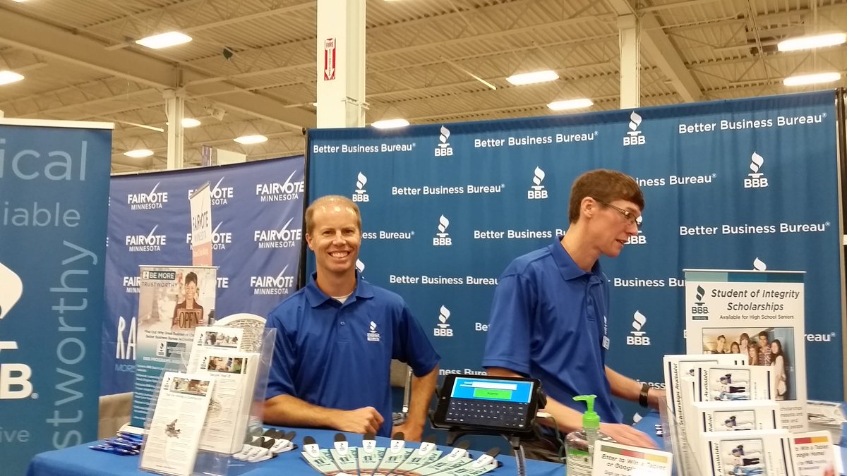 Proud to represent @TheFirstBBB at #minnesotastatefair this morning.