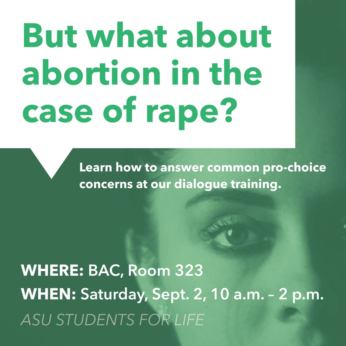 Join us this Saturday for dialogue training to help you approach abortion discussions respectfully, intelligently and confidently!
