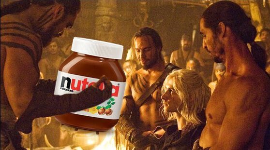 “Nutella for king!” - Khal Drogo 

#GameOfThrones