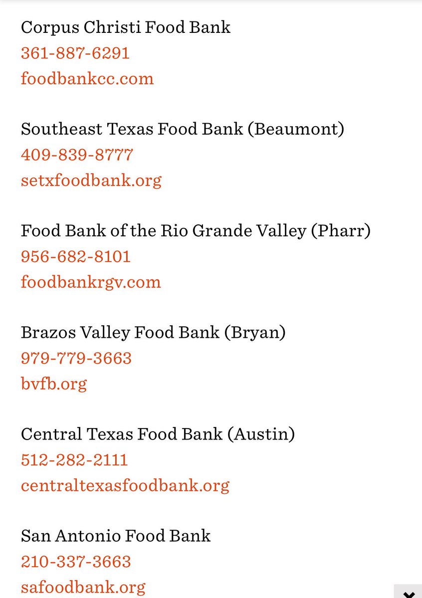 Raini_Rodriguez's tweet photo. Food banks in Texas, that are looking for donations. 💜 https://t.co/RnNPsNW5CK